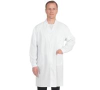 THQAE Blouse Blanche Chimie Lycee laboratoire Blouse Medicale blanc manches longues Blouse medicale, blouse blanche collège, blouse chimie lycee, blouse blanche, Poignets boutonnés, XXXL