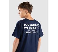 Thrasher Destruction T-Shirt T-Shirt bleu XL