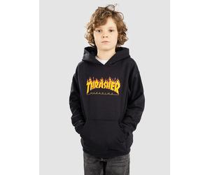 Thrasher Flame Kids Kids Sweat à capuche noir S