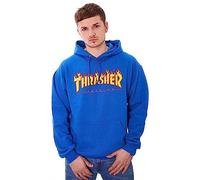 THRASHER Flame Logo Royal Sweat-Shirt Mixte Adulte S Bleu Roi
