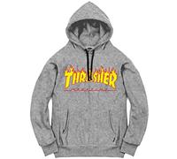 Thrasher Flame Sweat à capuche Noir - Noir - Large