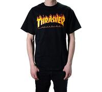 Thrasher flame t-shirt - Noir - Taille S