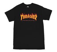 Thrasher Flame T-Shirt noir L