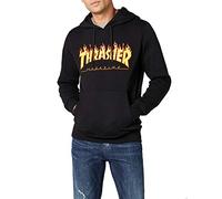 Thrasher Truflp05754 Sweat, Noir (Noir/Flammes), M Homme