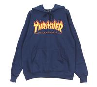 Thrasher, Homme, Sweatshirts et sweats à capuche, Bleu, Taille: M sweat à capuche à la flamme