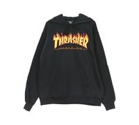 Thrasher, Homme, Sweatshirts et sweats à capuche, Noir, Taille: XL Sweat à capuche à la flamme