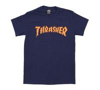 Thrasher, Homme, Tops, Bleu, Taille: M T-shirt Flamme