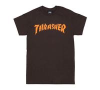 Thrasher, Homme, Tops, Brun, Taille: L T-shirt Flamme