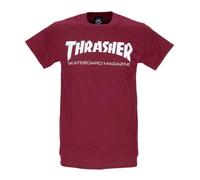 Thrasher, Homme, Tops, Brun, Taille: M Skatemag Tee T-shirt Homme Maroon/Blanc