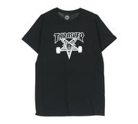 Thrasher, Homme, Tops, Noir, Taille: S Skate Goat Tee Noir/Blanc T-shirt en Coton