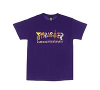 Thrasher, Homme, Tops, Violet, Taille: XL Fillmore Logo Tee - Streetwear Violet