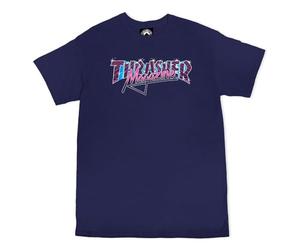 Thrasher Magazine Men's Vice Logo Navy Blue Short Sleeve T Shirt S