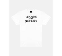 Thrasher Skate And Destroy Short Sleeve T-shirt Blanc M Homme