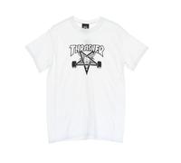 Thrasher - Skate Goat Tee Blanc/Noir - Homme - Tops - Blanc - Taille: M