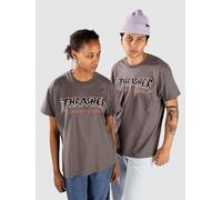 Thrasher Slash Short Sleeve T-shirt Marron S Homme,Femme