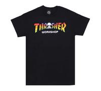 Thrasher - Spectrum Tee X AWS Noir - Homme - Tops - Noir - Taille: M