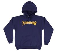 Thrasher Sweat à capuche Burn It Down - Bleu marine, bleu marine, Small