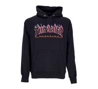 Thrasher - Sweat à Capuche Flame Neon Noir - Homme - Sweatshirts et sweats à capuche - Noir - Taille: L
