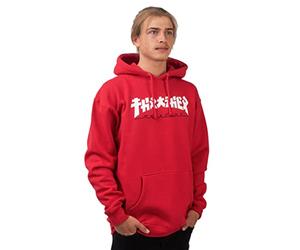 Thrasher, Sweat godzilla hood, Red - S
