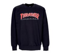 Thrasher - SweaT-shirt col rond noir/rouge - Homme - Sweatshirts et sweats à capuche - Noir - Taille: XL
