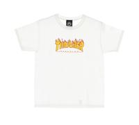 Thrasher - T-shirt Enfant Flame Tee - Homme - Tops - Blanc - Taille: S