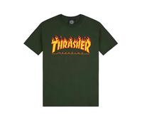 THRASHER T-Shirt 'FLAME' vert, Taille L
