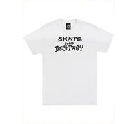 Thrasher Skate And Destroy Short Sleeve T-shirt Blanc M Homme