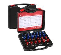 Thread Checker, Thread Gauge, Bolt Sizer, Nut Finder, Screw Tool, Size Tester, Mechanic Gear, Auto Kit, Narrow Fit, Quick Check, Fast ID for Repairs, 19.5x16.5x4.5cm