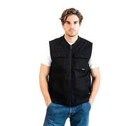 thread collective inc. Puce Worker Vest Gilet, Noir, S Homme