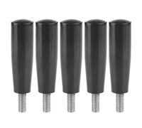 Thread Milling Machine Replacement Handle | M8 x 63 Bakelite Tool | High Temperature Tolerant Revolving Handle for Lathe/Grinding Machine | 5Pcs Industrial Accessory Kit