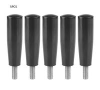 Thread Milling Machine Replacement Handles 5Pcs | Bakelite Revolving Handle M6*50 for Lathe/Grinding Machine | High Temperature Tolerant Tool Accessory