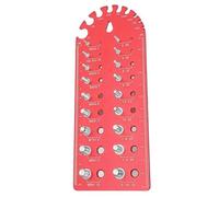 Thread Pitch Gauge, Bolt Size Identifier, Thread Gauge Tool, Multifunctional Bolt Identifier, Nut and Bolt Thread Pitch Checker Tool Multifunctional Thread Gauge for Work