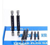 Thread Plug Jauge 1 jeu de calibres à filetage M1-M24 G1/8-G1, outils de mesure métriques/G for tuyaux(M1-M6 11PCS)