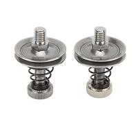 Thread Tension Assembly Stainless Steel Sewing Machine Thread Tension Regulator Assembly 2Pcs for Industrial Bar Tackers and Shoe Mending Machines 3.5x1cm