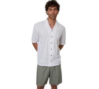 Threadbare - Chemise de bowling manches courtes motif/style brodé - (GT44623)
