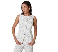 Threadbare - Débardeur sans manches motif/style floral - Femme (GT20377)