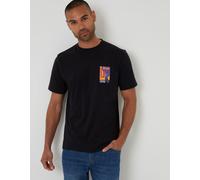 Threadbare Jazzman Regular Fit T-Shirt Noir 2X Grand. Male