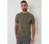 Threadbare Knitted T-Shirt Dk Sage X Large Male