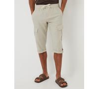 Threadbare Memphis Linen Cargo Trousers Pierre claire X Large Male