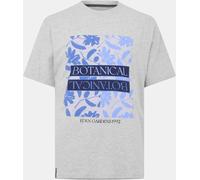 Threadbare Men's Newhaven Regular Fit T-Shirt Marl gris Moyen Male