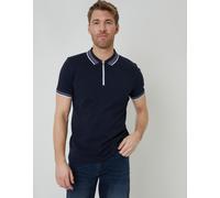 Threadbare Men's Tb Honey Short-Sleeve Polo Shirt Marine Large Male