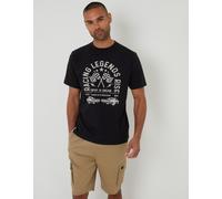 Threadbare Neilson Regular Fit T-Shirt Noir X Large Male
