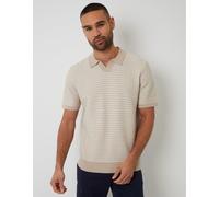 Threadbare Nordale Knitted Top Beige Large Male