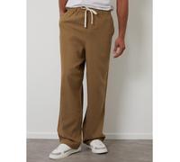 Threadbare Straight Leg Trousers Pierre sombre Très grand Male