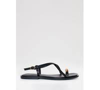 Threadbare Threadbare Black Back Strap Sandals