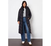 Threadbare Threadbare Black Padded Maxi Coat