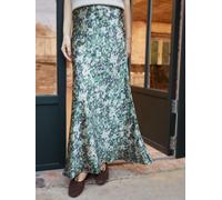 Threadbare Threadbare Light Green Maxi Satin Slip Skirt Light Green EU 40 (UK 12)