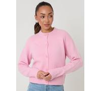 Threadbare Threadbare Light Pink Button Up Knitted Cardigan