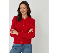 Threadbare Threadbare Red Button Up Knitted Cardigan