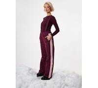 Threadbare Threadbare Red Side Stripe Padded Ski Trousers with Braces